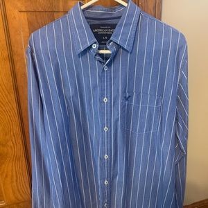 American Eagle Men’s Long Sleeve Casual Shirt (LG)